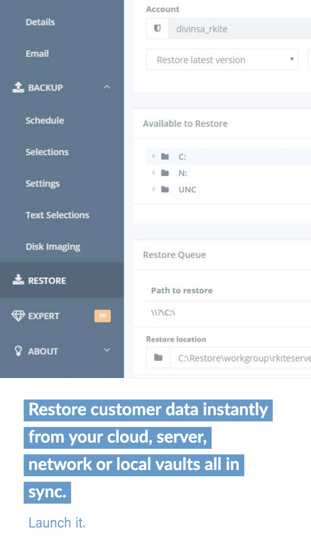 Wasabi Cloud Backup Client